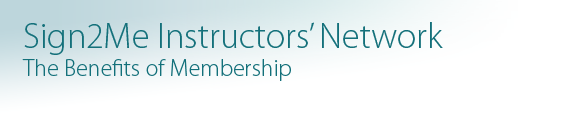 sign2me instructors network benefits overview